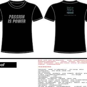 Nestle T-Shirts Passion is Power