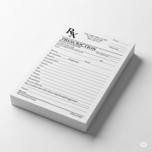 Premium A5 Prescription Pads (50 Pages) x 50