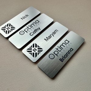Premium Magnetic Name Badges X 10 Minimum