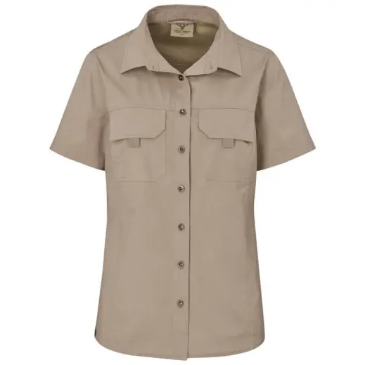 Ladies Short Sleeve Mawenzi Twill Shirt - Image 8