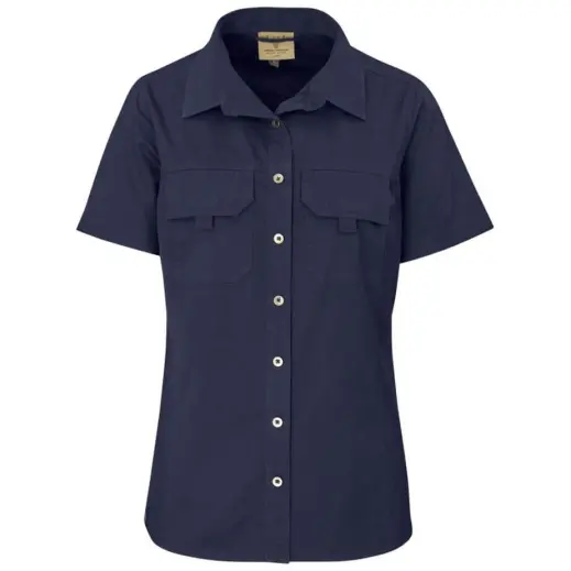 Ladies Short Sleeve Mawenzi Twill Shirt - Image 5