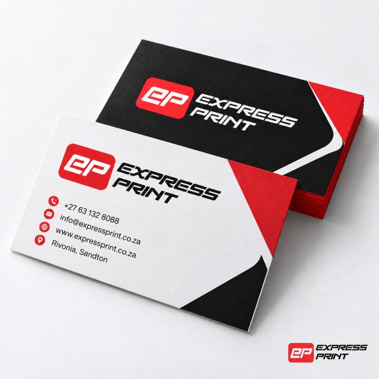 Express Print business card samples