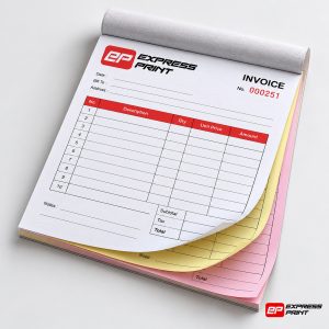 NCR Books Printed Triplicate