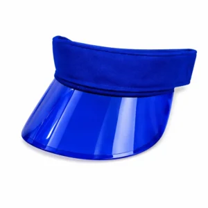 Royal Blue plastic sun visor – Express Print
