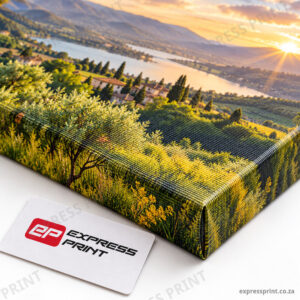 Canvas Texture Closeup – Express Print Sandton