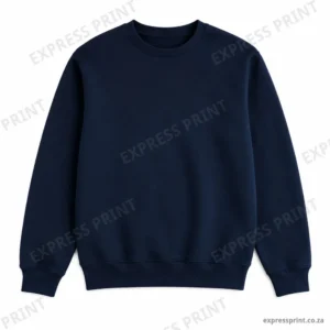 Navy Blue crew-neck sweater, unbranded – Express Print