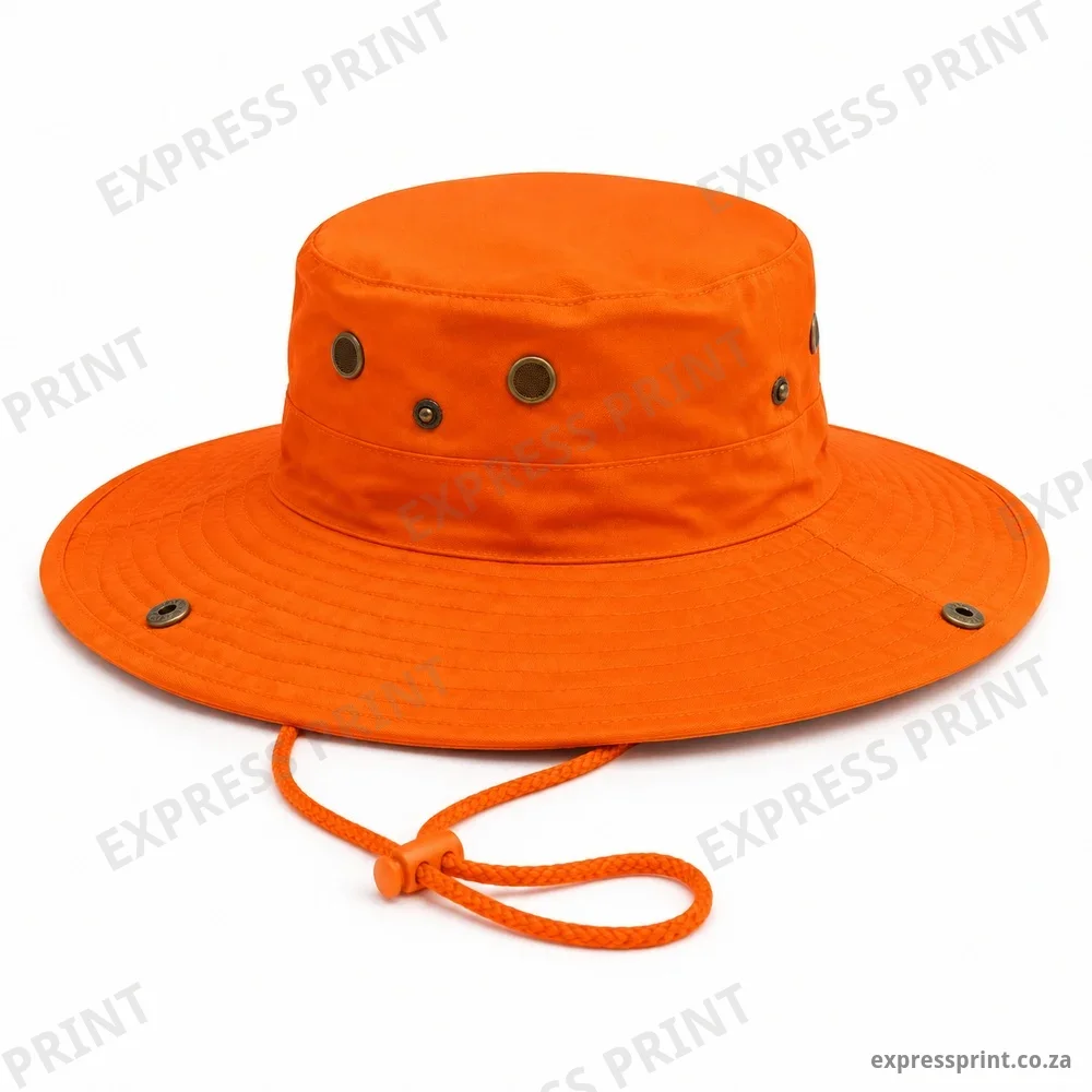 Orange safari hat, unbranded – Express Print