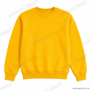 Yellow crew-neck sweater, unbranded – Express Print