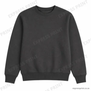 Charcoal crew-neck sweater, unbranded – Express Print