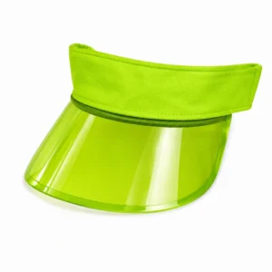 Lime Green plastic sun visor – Express Print