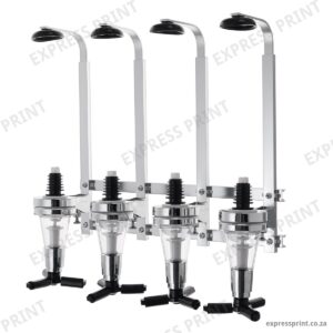 Wall Mount Liquor Dispenser – 4 In Line