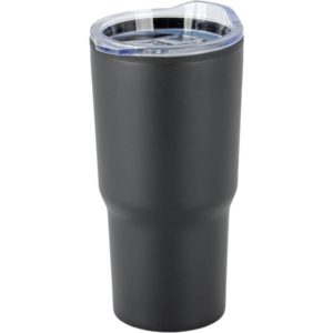 590ml Stainless Steel Mug With Clear Lid branded by Express Print