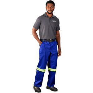 Artisan Premium 100% Cotton Pants - Reflective Legs - Yellow Tape branded by Express Print