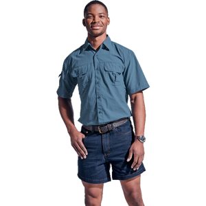 Bundu Denim Shorts branded by Express Print