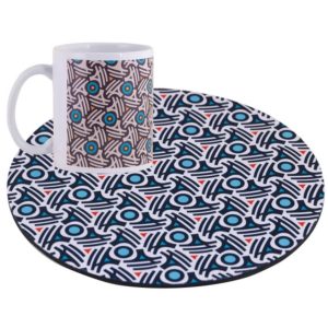 Coffee Mug & Round Mousepad Hamper branded by Express Print