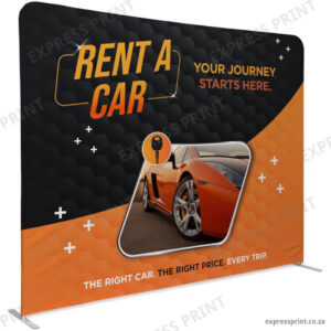 Double Sided Fabric Tube System Display - 3m x 2.25m printed by Express Print