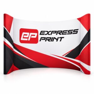 Legend Curved Banner Wall With Wings - 3.5m x 2.25m