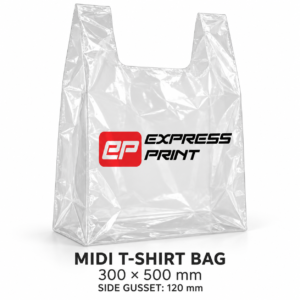 Printed T-Shirt Plastic Bags