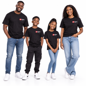 10 Black T-Shirts With Pocket Print