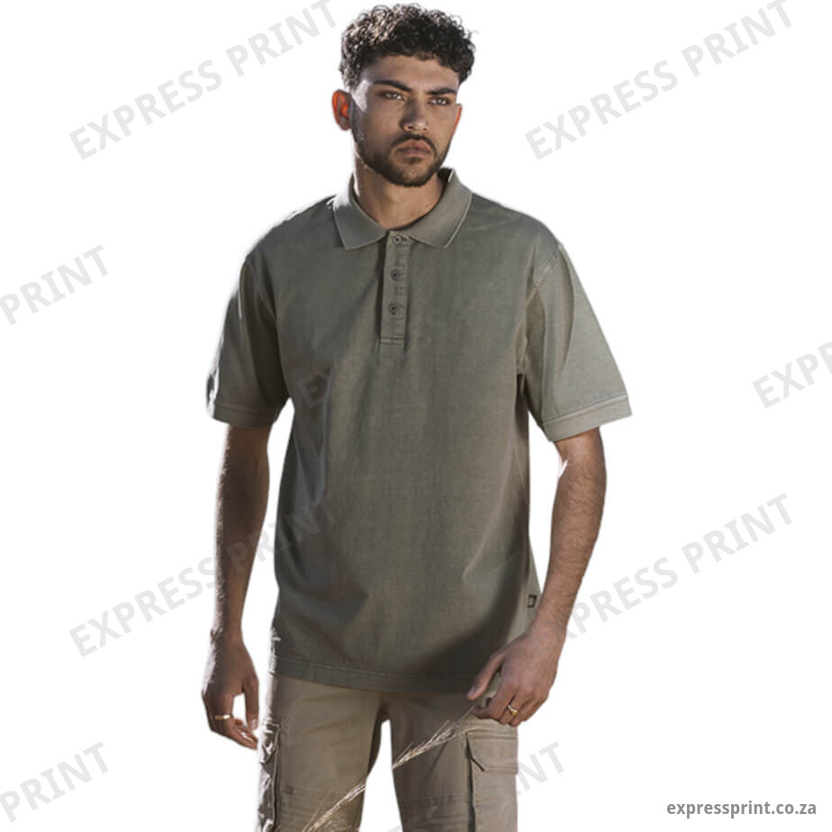Heritage Washed Golfer branded by Express Print