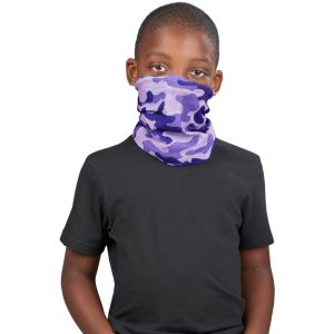 Kids Camo Flexi Tubular Bandana branded by Express Print