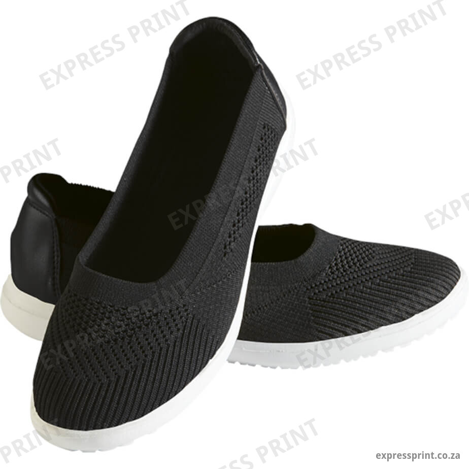 Ladies Knitted Pump Sneaker branded by Express Print