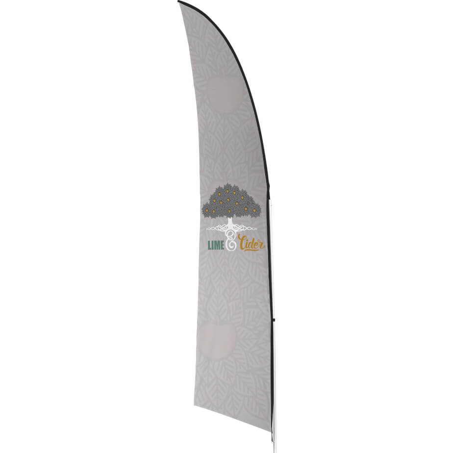 Legend 3m Arcfin Double-Sided Flying Banner printed by Express Print