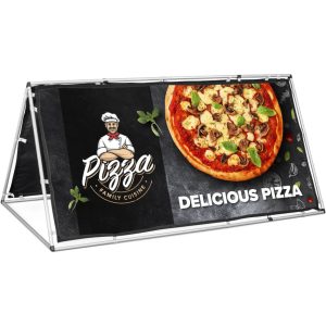 Legend A-Frame With PVC Print - 2m x 1m printed by Express Print