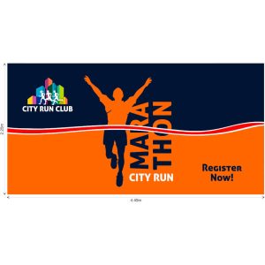 Replacement Skin Legend Straight Banner Wall - 4.45m x 2.25m printed by Express Print