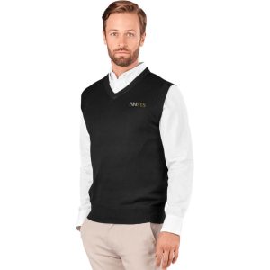 Mens Sleeveless Peru V-Neck Jersey branded by Express Print