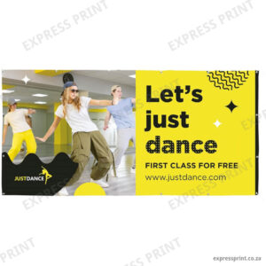 PVC Banner - 2.45m x 1.2m printed by Express Print