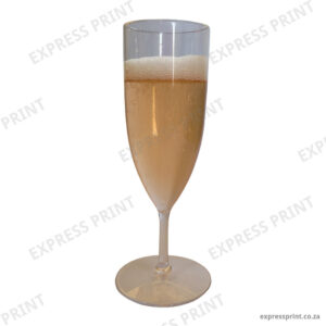 Plastic Champagne Glass
