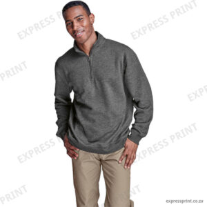 Quinn Quarter Zip Sweater branded by Express Print
