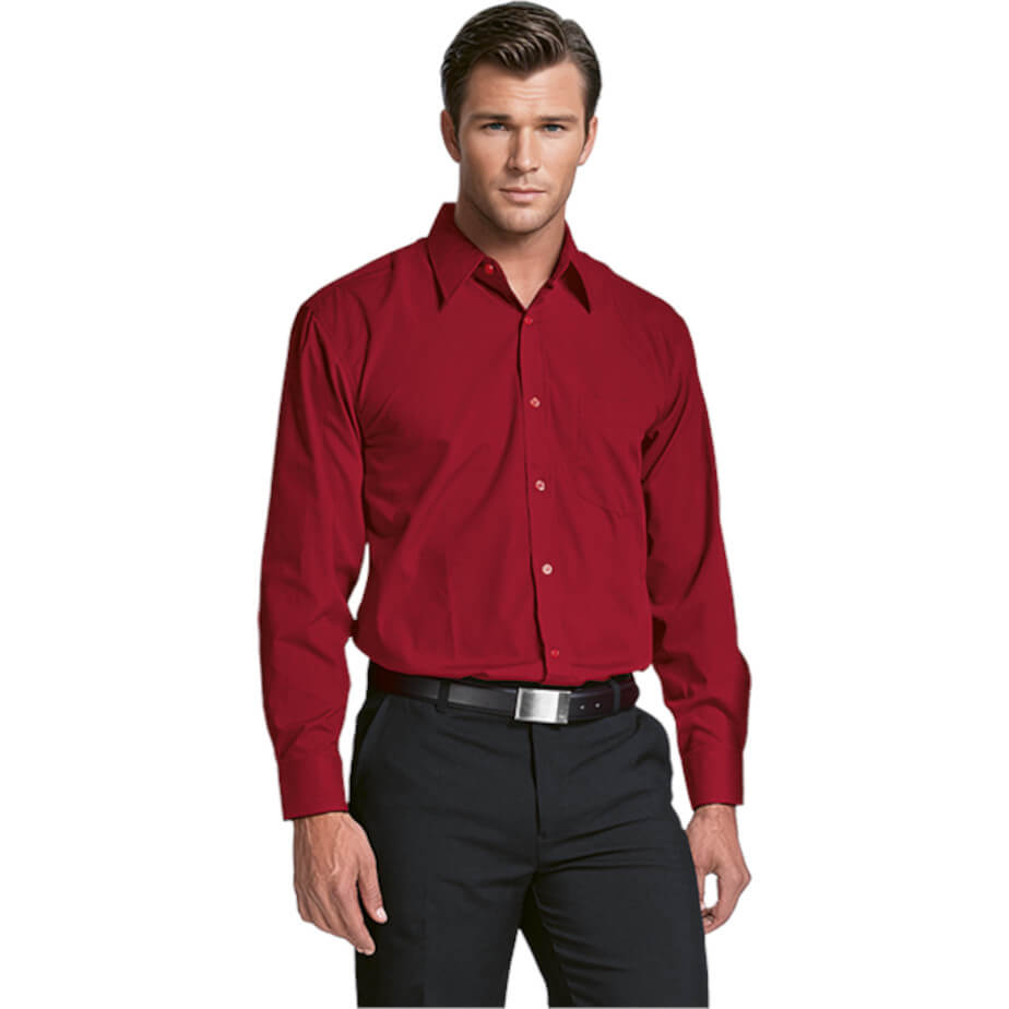 Mens Basic Poly Cotton Lounge Long Sleeve branded by Express Print