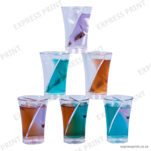 Shooter Glasses, spiral  (6pk)