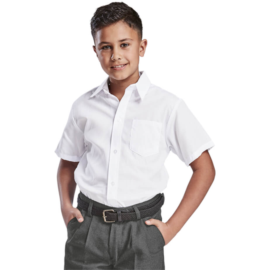 Unisex Short Sleeve School Shirt branded by Express Print