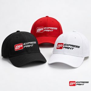 Branded peak caps