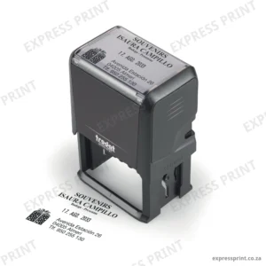 Custom dater stamp with 5-year date band by Express Print