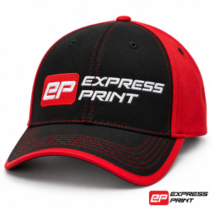 Embroidery 3 logos On Cap