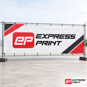 Sublimated Airtex Fabric Fence Banner - 3m x 1.2m