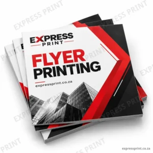 Stack of full colour A5 flyers printed by Express Print