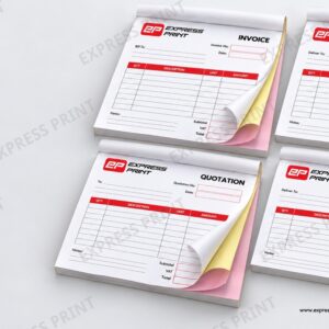 NCR Books Printed (Duplicate, Triplicate & Quadruplicate)