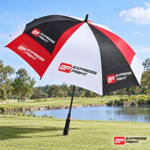 Branded golf umbrella