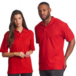 Adults ±180g Basic Pique Golfer with cuffs