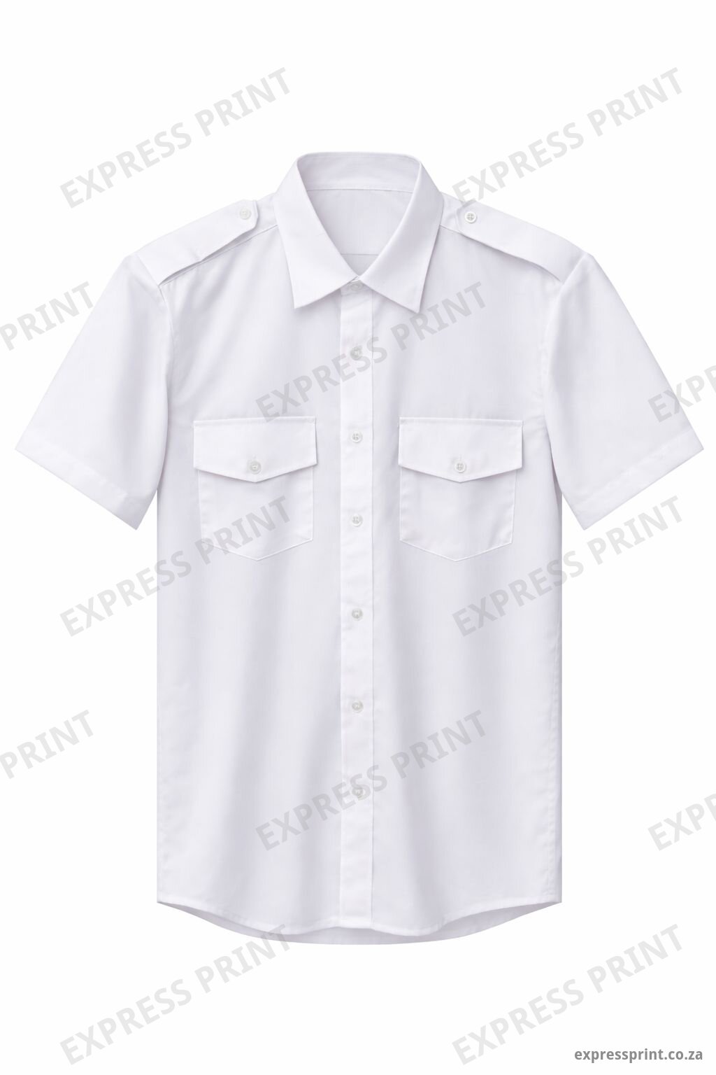Short Sleeve Pilot Shirt - R/C White