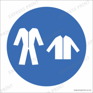 MV29 - SABS Protective clothing safety sign