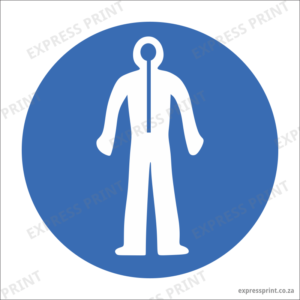 MV24 - SABS Thermal suit safety sign
