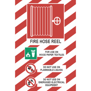 FR83 - Fire Hose Reel Information Sign