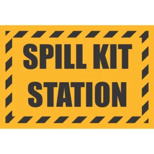 WF48 - Spill Kit Station Safety Sign