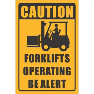 FLS6 - Forklifts Operating Area Sign